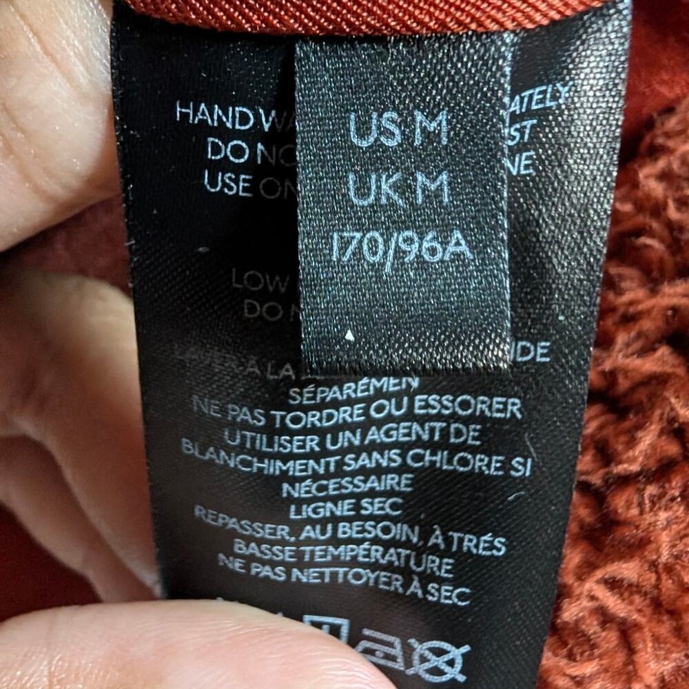 Free People We The Free So Cozy Slouchy Fleece Moto Jacket Spiced Brandy Size M - Picture 4 of 7